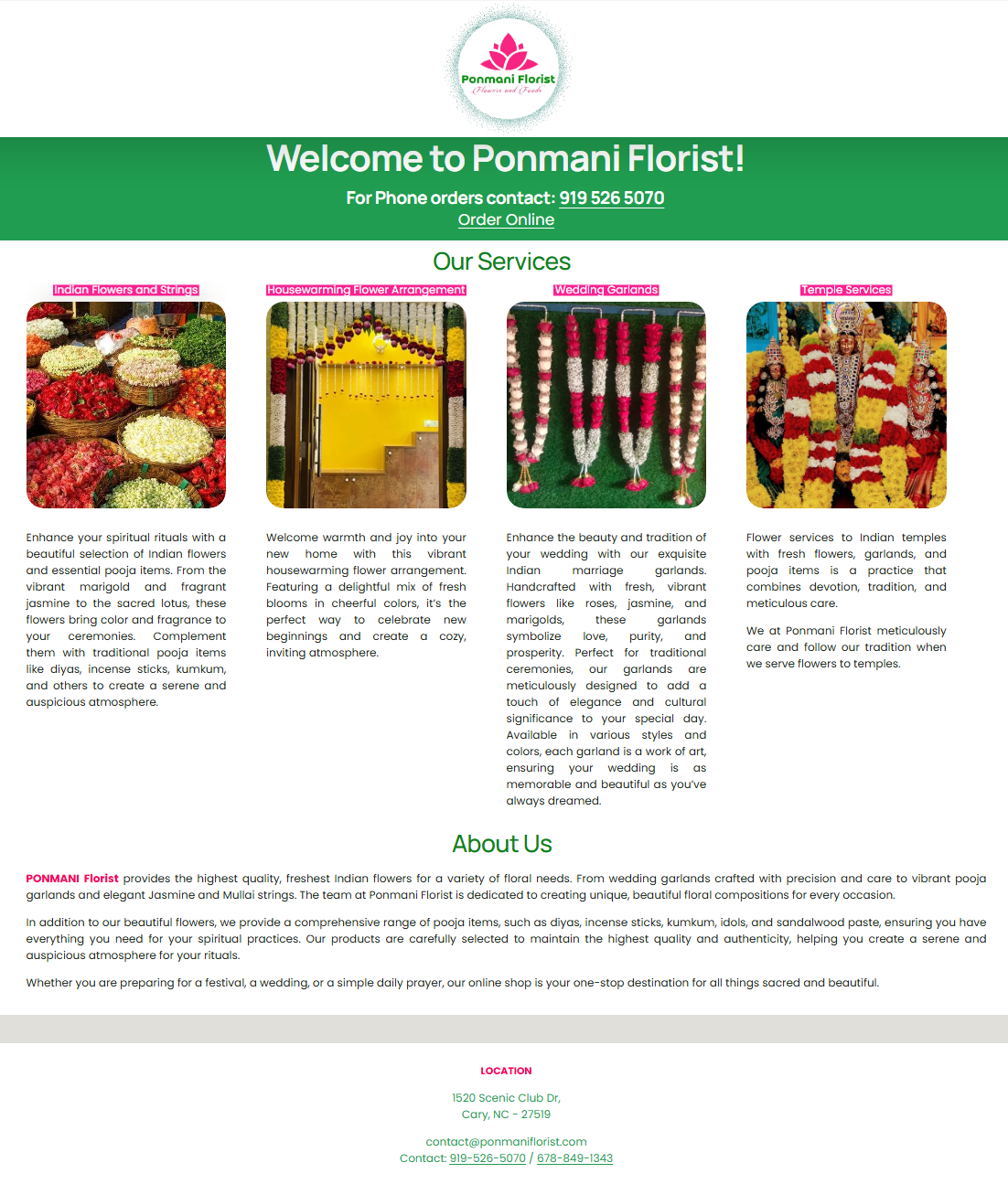 Ponmani Florist